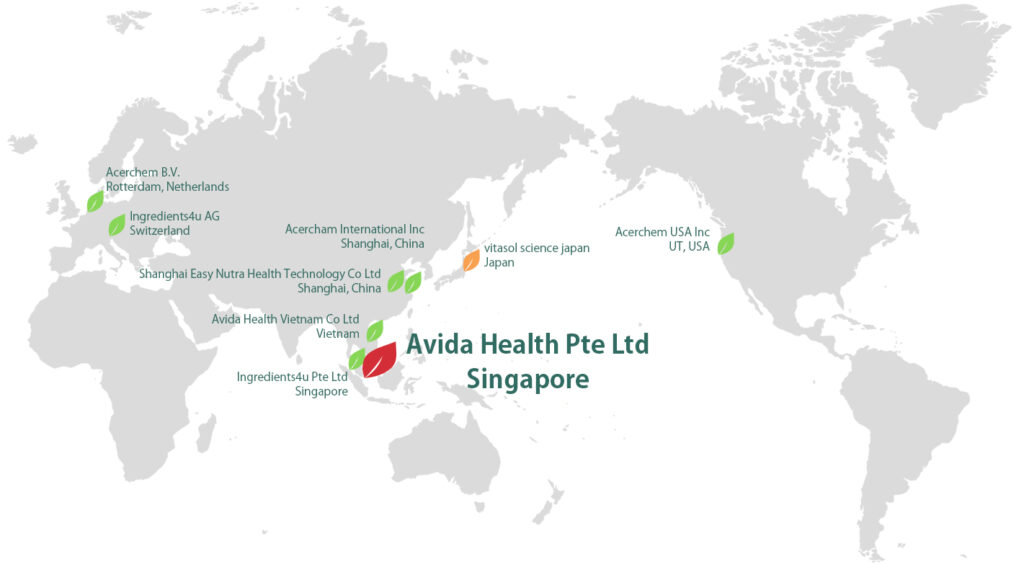 ビタソル サイエンス ジャパン（vitasol science japan）Avida Health　ネットワーク